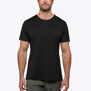 Cuts Black AO Split Hem Tee Size M